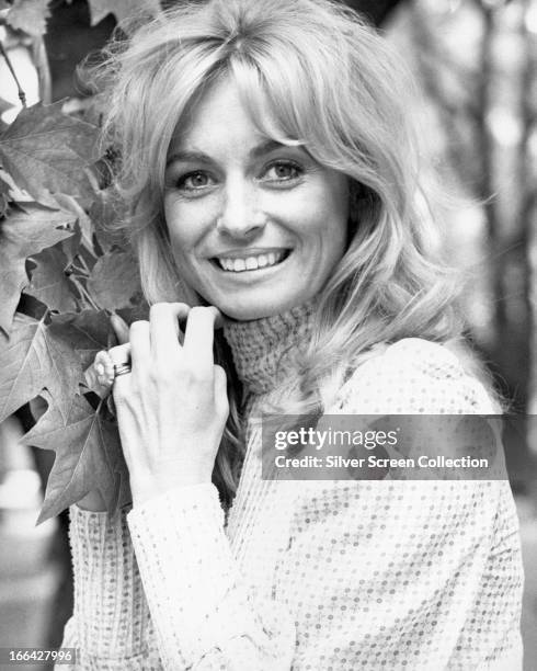 English actress Suzy Kendall, circa 1975.