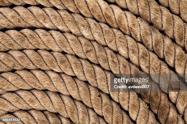 rope texture - boat deck background stock pictures, royalty-free photos & images
