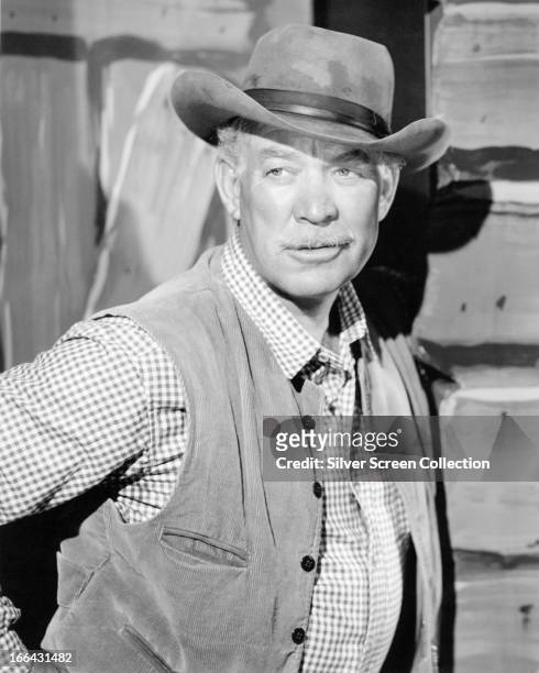 American actor Ward Bond as Seth Adams in 'Wagon Train', circa 1960.