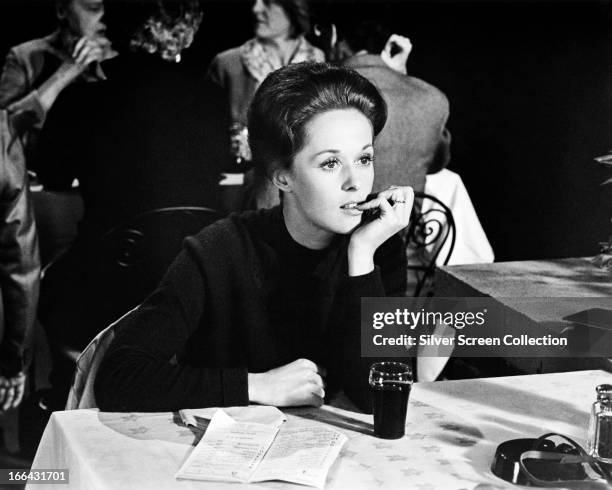 American actress Tippi Hedren as Marnie Edgar in 'Marnie', directed by Alfred Hitchcock, 1964.