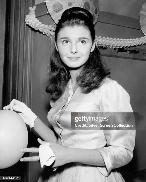 American actress Victoria Vetri , circa 1965.
