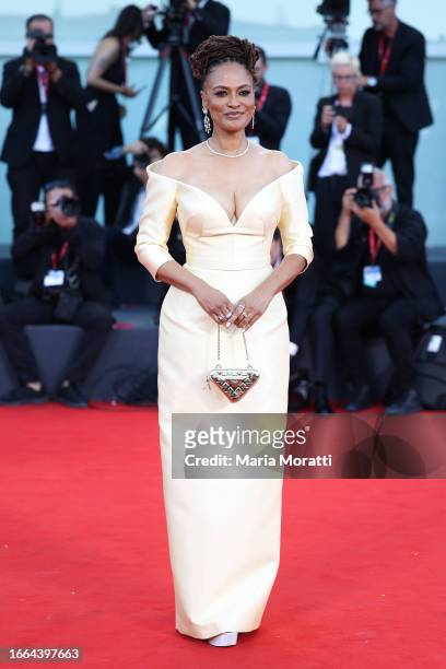 Ava DuVernay attends a red carpet for the movie "Origin" at the 80th Venice International Film Festival on September 06, 2023 in Venice, Italy.