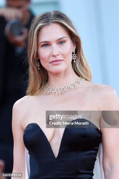 Bar Refaeli attends a red carpet for the movie "Origin" at the 80th Venice International Film Festival on September 06, 2023 in Venice, Italy.