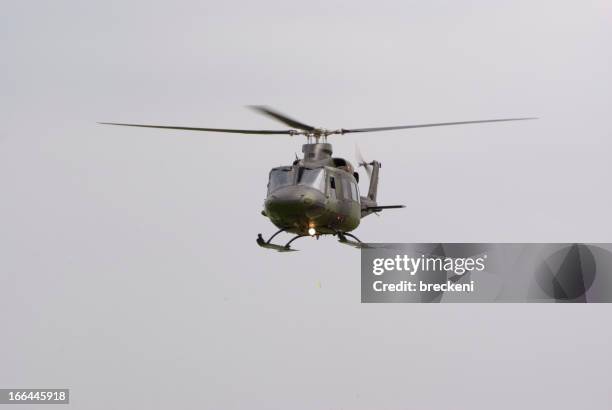 huey - in flight from front - vietnam war stock pictures, royalty-free photos & images