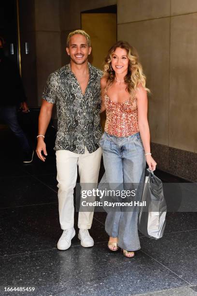 Alexa PenaVega and Carlos PenaVega are seen in midtown on September 06, 2023 in New York City.