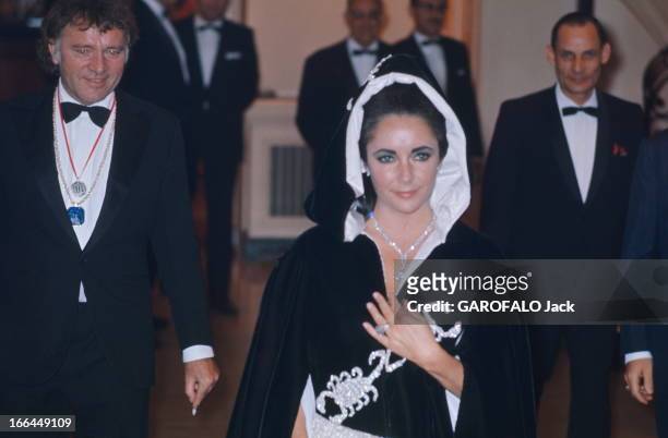 The 40Th Anniversary Of Princess Grace Of Monaco. Bal des Scorpions donn? ? l'h?tel Hermitage de MONACO pour f?ter le 40?me anniversaire de la...