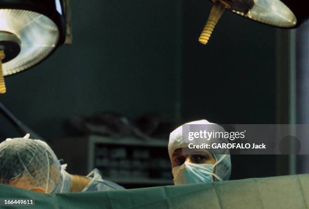 Close-Up Of Doctor Thierry Faict Chief Resident At The Private Hospital Raymond Poincare Of Garches And With His Family. En France, le 14 janvier...