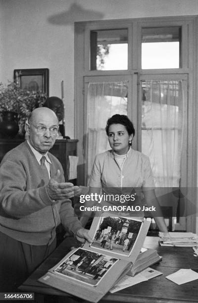 Rendezvous With Pablo Casals In Prades. France, Prades, 19 aout 1957, Pablo CASALS est un violoncelliste, chef d'orchestre, et compositeur espagnol...