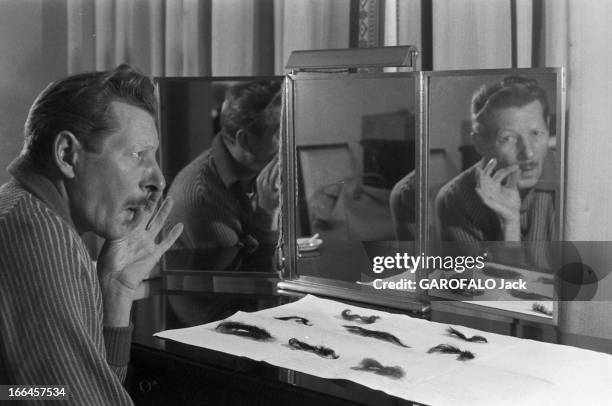 Meeting Danny Kaye. France, Paris, 14 novembre 1957, le chanteur et acteur américain Danny KAYE est venu vivre dans la capitale française le temps...