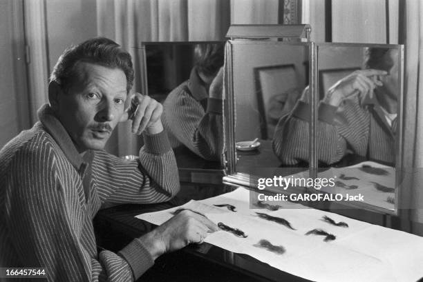 Meeting Danny Kaye. France, Paris, 14 novembre 1957, le chanteur et acteur américain Danny KAYE est venu vivre dans la capitale française le temps...