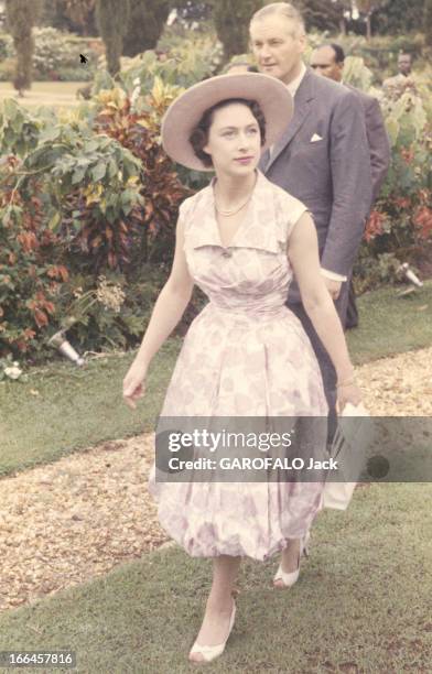 The Visit Of Princess Margaret In Trinidad, Island Of The State Of The Caribbean. Etat des Caraïbes- Trinidad. Visite de la Princesse MARGARET. La...