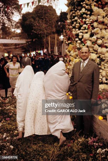 Birth Of Mohammed Reza Pahlavi, Son Of The Shah Of Iran And Farah Diba. Iran- Téhéran- 31 octobre 1960- Fêtes dans les rue de la ville de Téhéran...