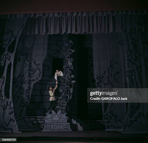 The Opera 'Pelleas Et Melisande' By Claude Debussy, Sets Of Jean Cocteau. Paris- Opéra-Comique -mai 1963- Représentation de 'PELLEAS ET MELISANDE',...