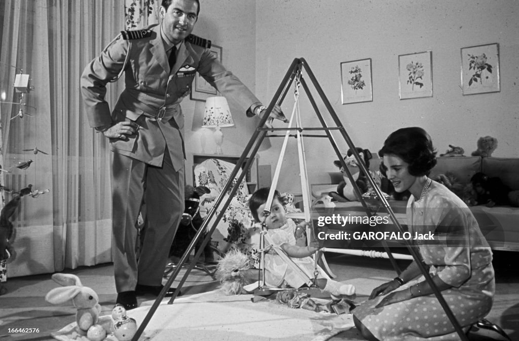 THE ROYAL FAMILY OF GREECE: CONSTANTIN II, ANNE-MARIE OF DENMARK AND THE PRINCESS ALEXIA
