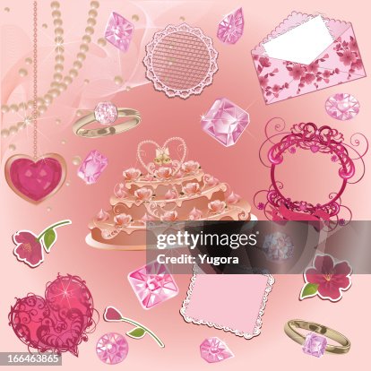 Pink element set Pink element set