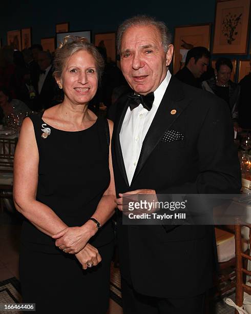 Chairman and CEO Louise Mirrer and Chairman of the Board of Trustees Roger Hertog attend the New-York Historical Society "Weekend With History" Gala...