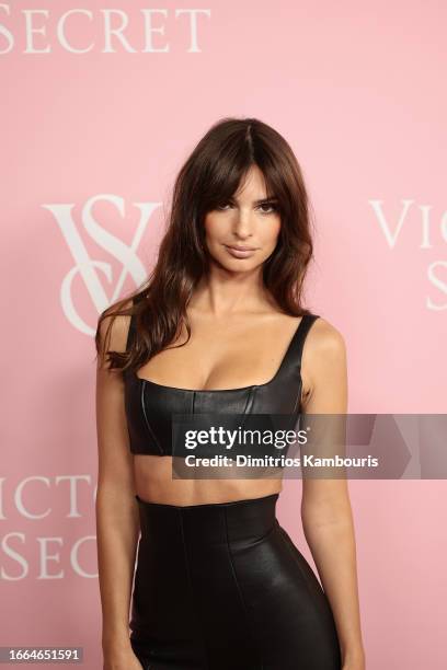 Emily Ratajkowski attends as Victoria's Secret Celebrates The Tour '23 at The Manhattan Center on September 06, 2023 in New York City.