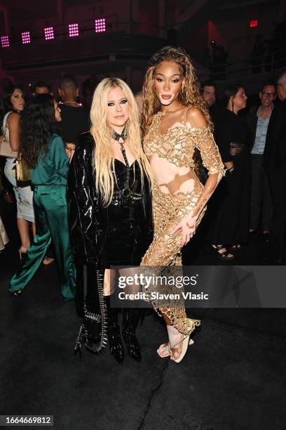 Avril Lavigne and Winnie Harlow attends as Victoria's Secret Celebrates The Tour '23 at The Manhattan Center on September 06, 2023 in New York City.