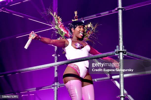 Doechii performs onstage as Victoria's Secret Celebrates The Tour '23 at The Manhattan Center on September 06, 2023 in New York City.