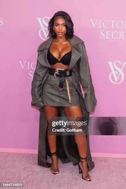 Lori Harvey attends Victoria's Secret celebrates The Tour '23 at Hammerstein Ballroom on September 06, 2023 in New York City.