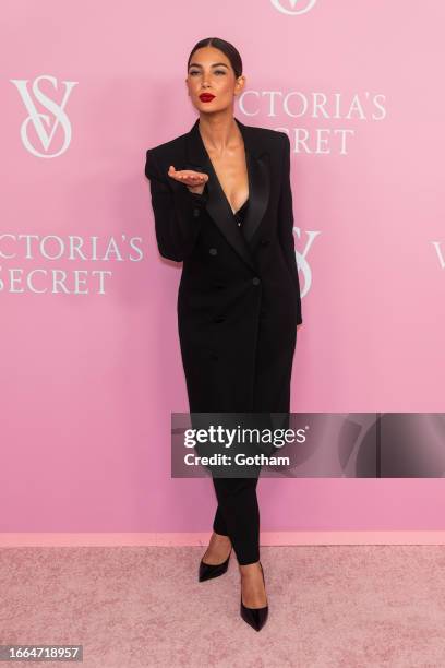 Lily Aldridge attends Victoria's Secret celebrates The Tour '23 at Hammerstein Ballroom on September 06, 2023 in New York City.