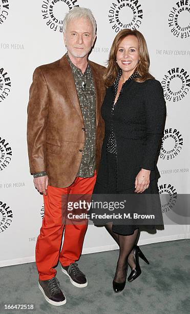 Actor Anthony Geary and actress Genie Francis attend The Paley Center for Media Presents "General Hospital: Celebrating 50 years and Looking Forward"...