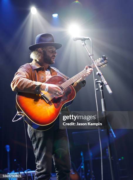 Langhorne Slim performs at Brooklyn Bowl Nashville on September 06, 2023 in Nashville, Tennessee.