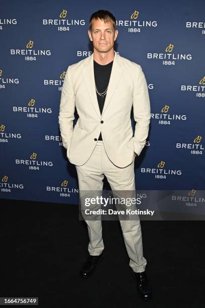 Joel Kinnaman attends the Breitling x Charlize Theron Navitimer "For The Journey" Launch on September 06, 2023 in New York City.