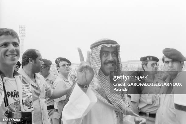 Soccer World Cup 1982 In Spain: The Match France - Kuwait. Valladolid, Espagne, 21 juin 1982 --- La Coupe du Monde de football : Match France -...