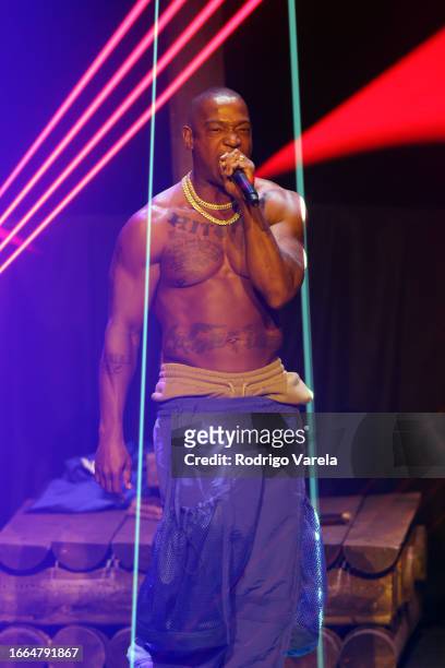 Ja Rule performs onstage during the 2023 BMI R&B/Hip-Hop Awards at LIV Nightclub at Fontainebleau Miami on September 06, 2023 in Miami Beach, Florida.