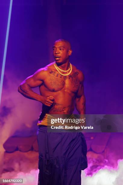 Ja Rule performs onstage during the 2023 BMI R&B/Hip-Hop Awards at LIV Nightclub at Fontainebleau Miami on September 06, 2023 in Miami Beach, Florida.