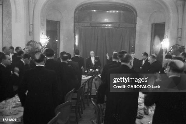 Week With The France Marshal Alphonse Juin. France, Paris, 31 mars 1954, le général Alphonse JUIN a été élevé à la dignité de maréchal de France en...