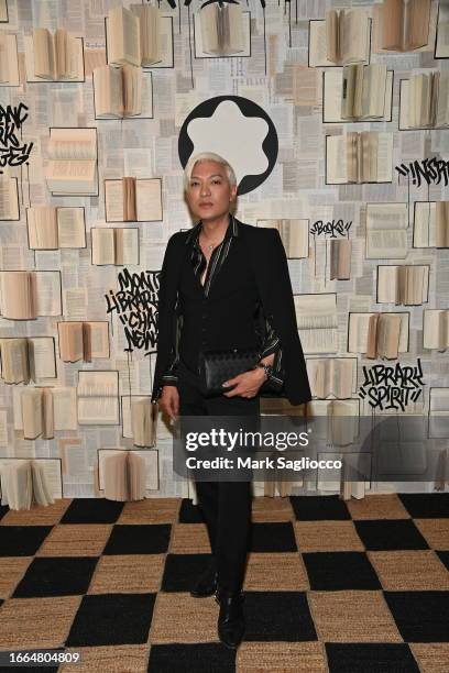 Bryan Yambao attends The Montblanc "Library Spirit: Episodes From Around The World" NYC Launch Event at Stephan Weiss Studios on September 06, 2023...