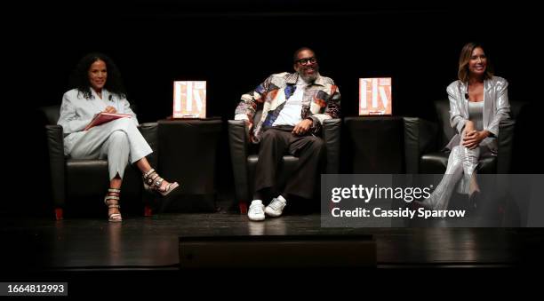 Crystal McCrary, Mitch S. Jackson and Tammy Brook attend FLY “Big Book Of Basketball” Book Conversation With Mitch S. Jackson, Crystal McCrary And...