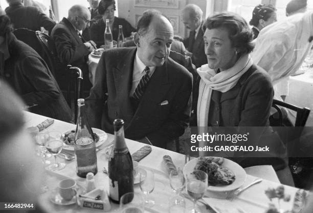 French Presidential Elections Of 1953. France, Versailles, décembre 1953, René Coty, alors vice-président du Conseil de la République, vient d'être...