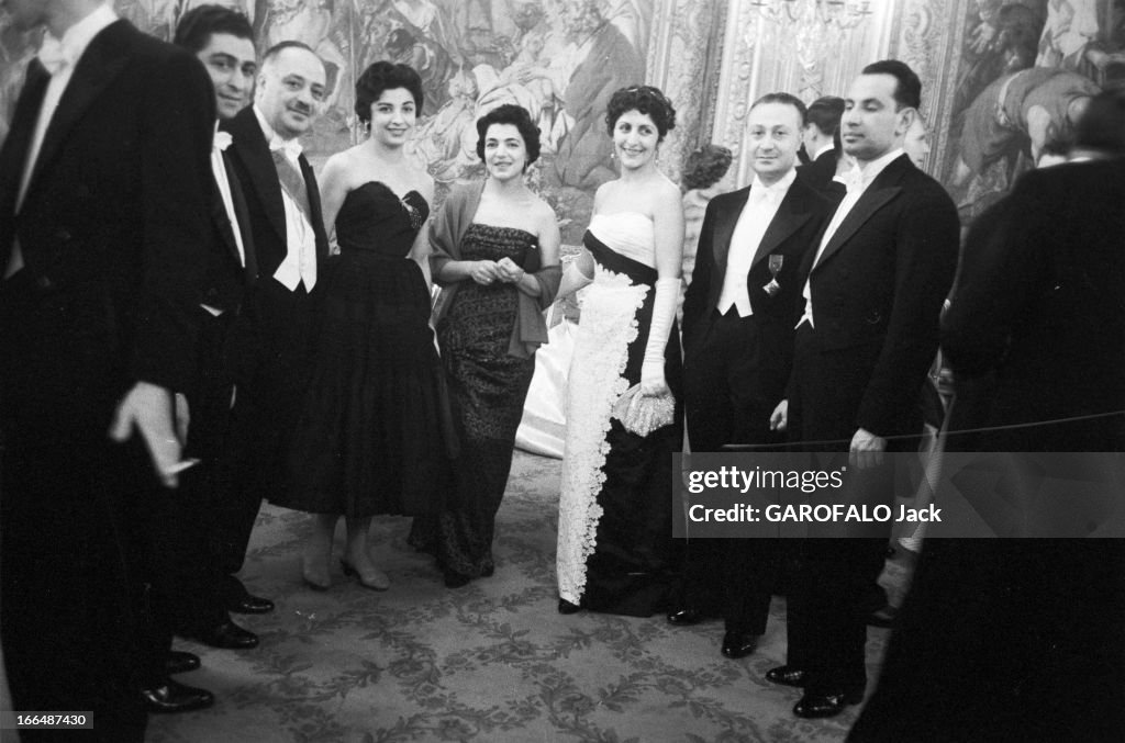 RECEPTION IN 1954 AT THE ELYSEE