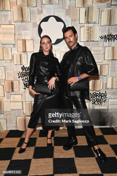 The Young Emperors attend The Montblanc "Library Spirit: Episodes From Around The World" NYC Launch Event at Stephan Weiss Studios on September 06,...