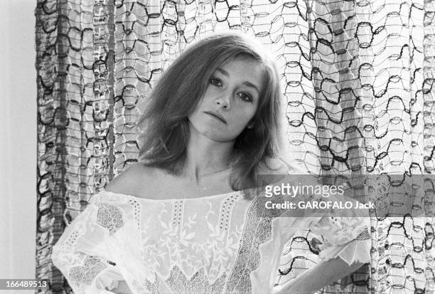 Rendezvous With Patti D'Arbanville. 3 janvier 1977, l'actrice américaine Patti D'ARBANVILLE, vedette du film 'Bilitis' de David Hamilton dans son...