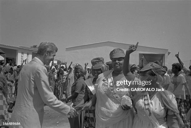 Referendum On Independence Of The French Coast Of Somali On May 8, 1977. Côte française des Somalis , 8 mai 1977, Vote pour le référendum au sujet de...