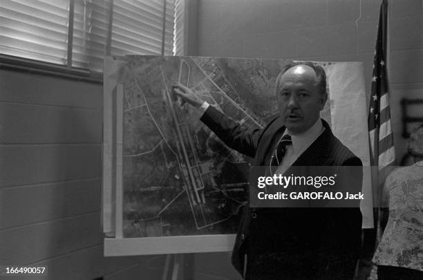 Meeting ' Pro Concorde' In Louisiana. Le 11 mars 1977, en Louisiane française, sur un aéroport, un groupement de population francophone, demandant...