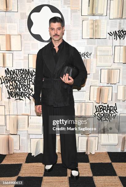 Kadu Dantas attends The Montblanc "Library Spirit: Episodes From Around The World" NYC Launch Event at Stephan Weiss Studios on September 06, 2023 in...