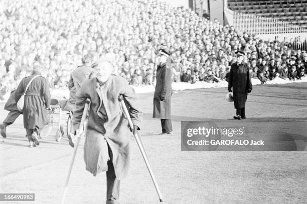 The Tragedy Of Ibrox Park During The 21St Day Of Scotland Soccer Championship. Ecosse, Glasgow, 28 avril 1966, A Ibrox Park, lors de la 21e journée...