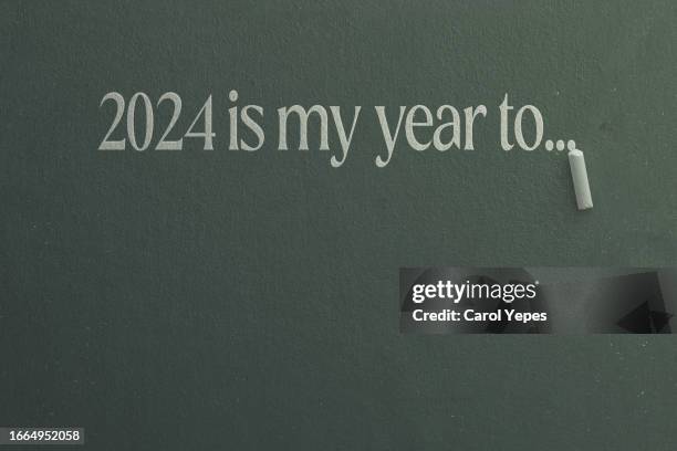 2024 goals - new years resolution stock pictures, royalty-free photos & images