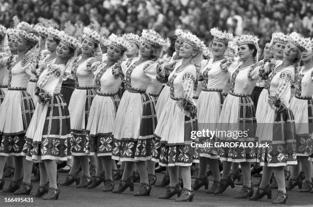 Moscow Summer Olympic Games 1980. Union Soviétique, 21 juillet 1980, la cérémonie d' ouverture des Jeux Olympiques d'été de Moscou . Les jeux furent...