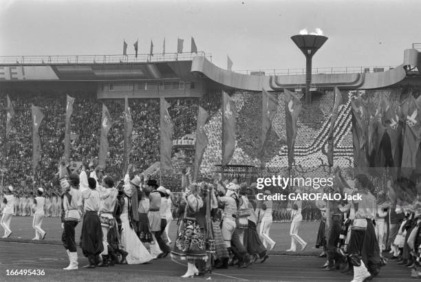 Moscow Summer Olympic Games 1980. Union Soviétique, 21 juillet 1980, la cérémonie d' ouverture des Jeux Olympiques d'été de Moscou . Les jeux furent...