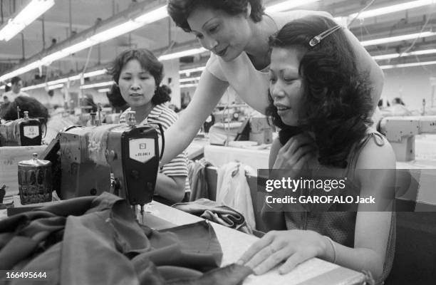 Visit Of Hong Kong. Hong-Kong, 10 avril 1981, la colonie britannique rétrocédée à la Chine en 1997 compte quelques milliardaires célèbres. En...