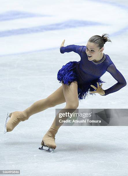 Xxx during day three of the ISU World Team Trophy at Yoyogi National Gymnasium on April 13, 2013 in Tokyo, Japan.