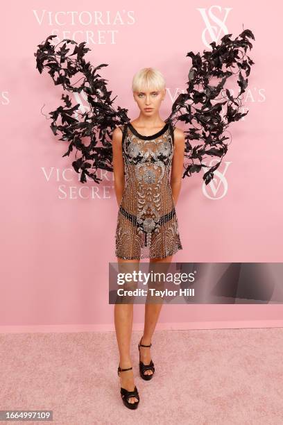 Iris Law attends Victoria's Secret's celebration of The Tour '23 at Hammerstein Ballroom on September 06, 2023 in New York City.