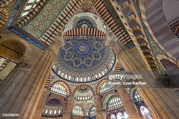 selimiye mosque - edirne stock-fotos und bilder