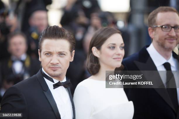 Jeremy Renner, Marion Cotillard, James Gray attend 'The Immigrant' Premiere during the 66th Annual Cannes Film Festival at Palais des Festivals on...